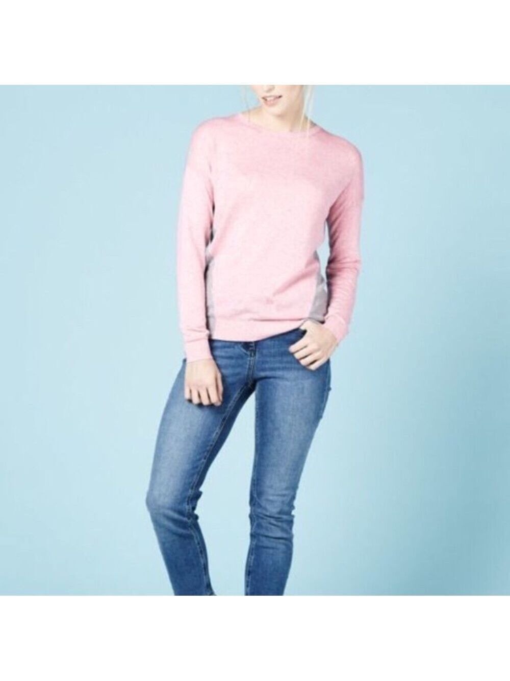 BODEN Easy Lightweight Color Block Sweater